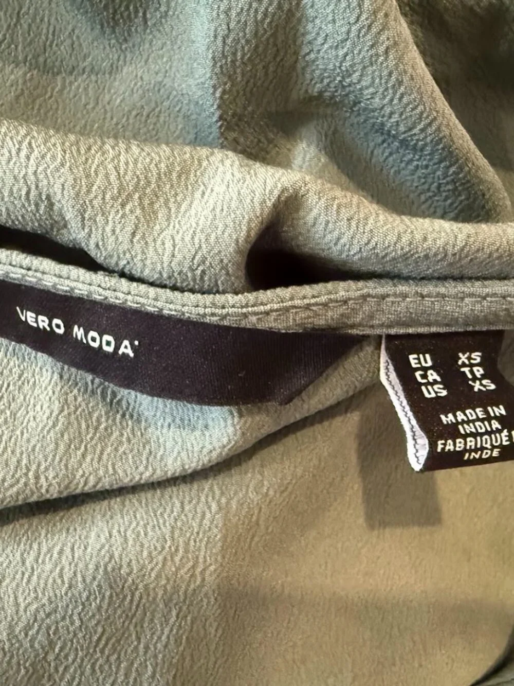 Vero Moda Green Ruffle Mini Dress - Picture 3 of 4
